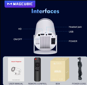 Magic Home Theater Pro Projector [with built-in apps]