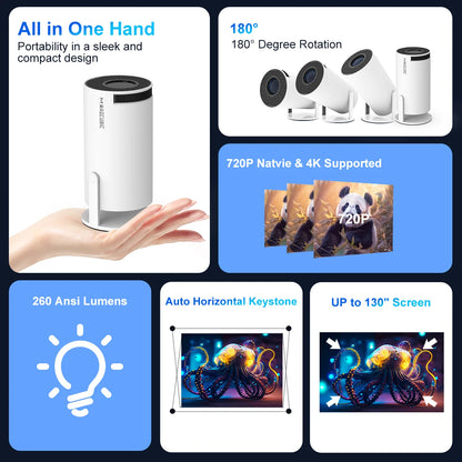 Magic Home Theater Pro Projector [with built-in apps]